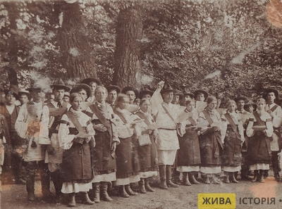 Хор товариства "Січ" в м. Печеніжин, Австро-Угорщина
