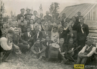 Весілля в пос. Батурино, Томська область, РРФСР.