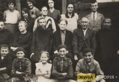 Жителі с. Шоломия Бібрецького повіту Львівського воєводства
