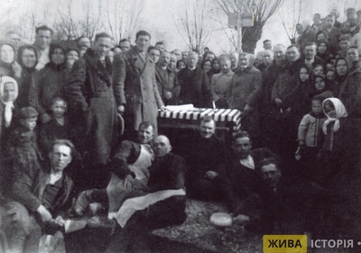 Посвячення каменю під будівництво Народного дому у с. Пристань Жовківського повіту Львівського воєводства