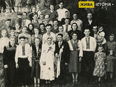 Весілля Івана та Катерини Голубів, с. Жирівка Пустомитівського району Львівської області