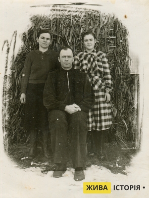Кароліна, Михайло та Люба Балани, селище Кузєєво Красноярського краю, РРФСР
