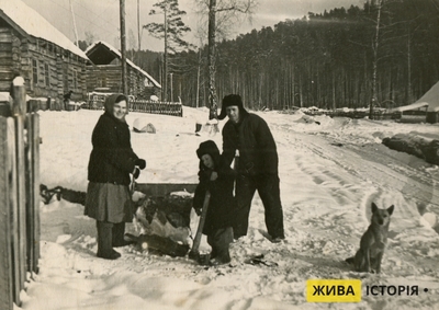 Кароліна та Михайло Балан, селище Кузєєво Красноярського краю, РРФСР