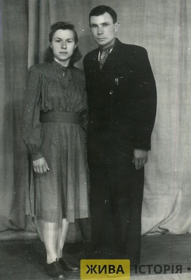 Марія Лозинська та Михайло Ямелинець у Шахтарське управління № 2 (ШУ-2), Воркута, Комі АРСР