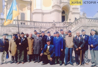 Збір дивізійників біля Собору св. Юра, м. Львів