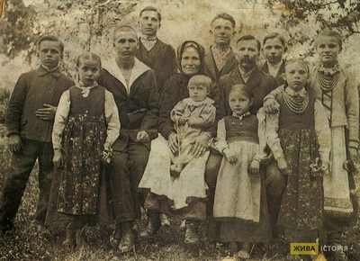 Родина Сивеньких в с. Мшана Городоцького повіту Львівського воєводства